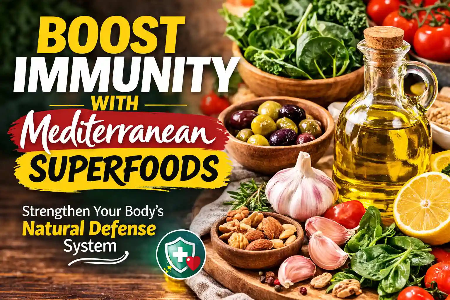 Mediterranean superfoods for immunity