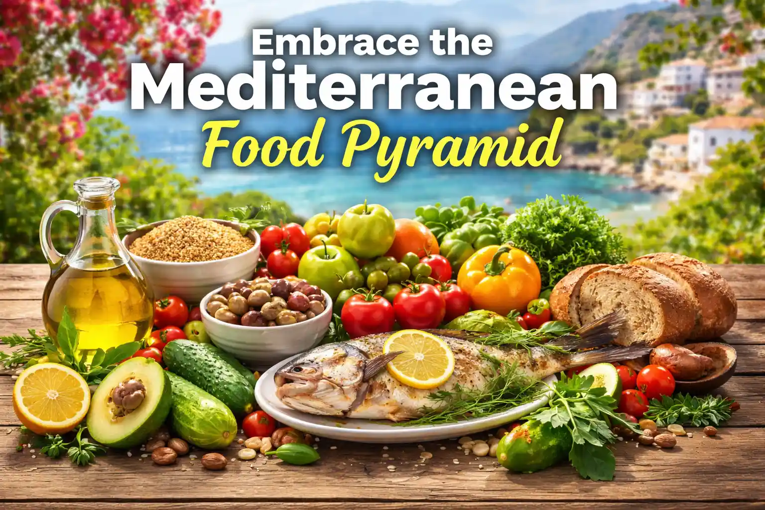 Mediterranean food pyramid