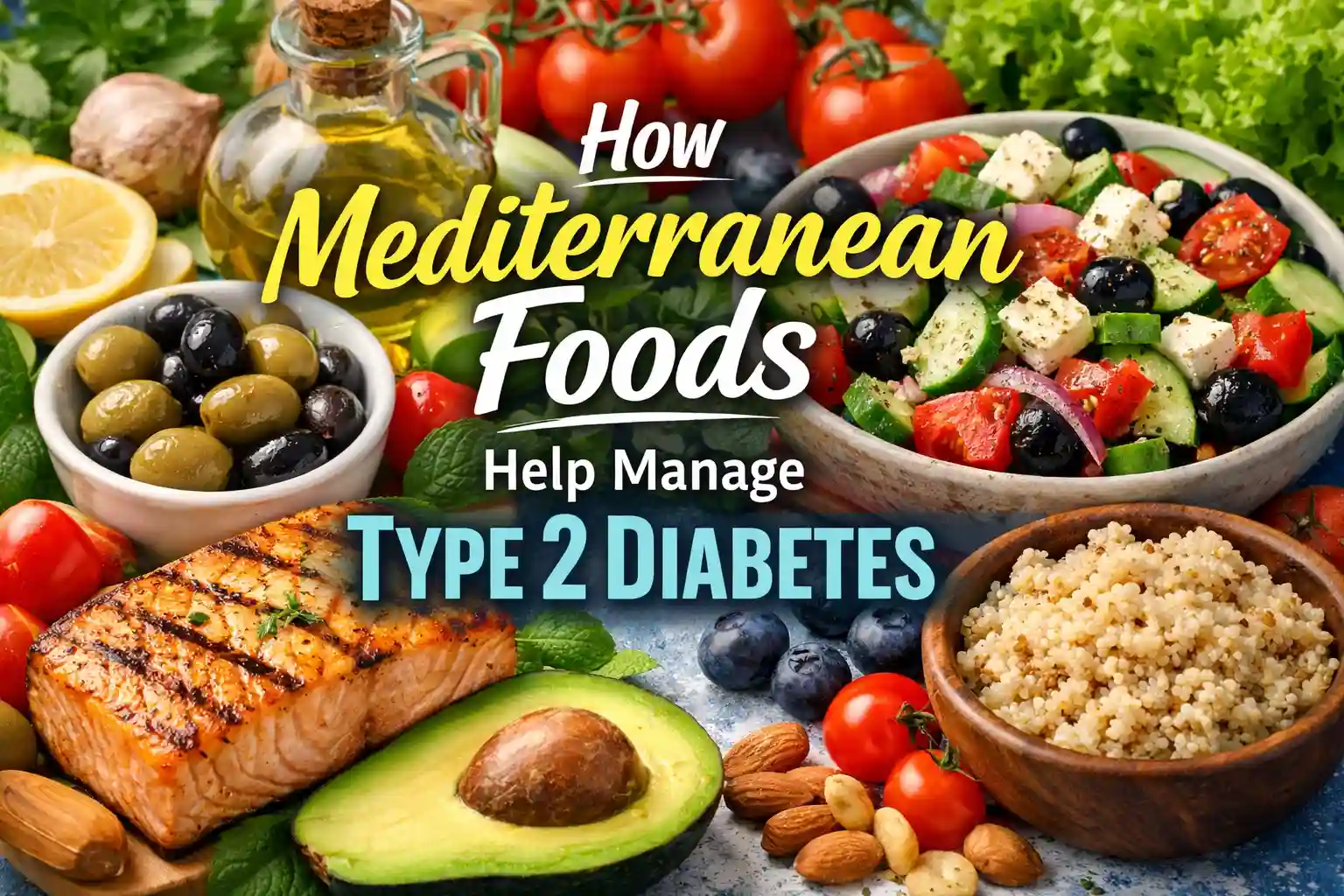 Mediterranean foods for Type 2 diabetes