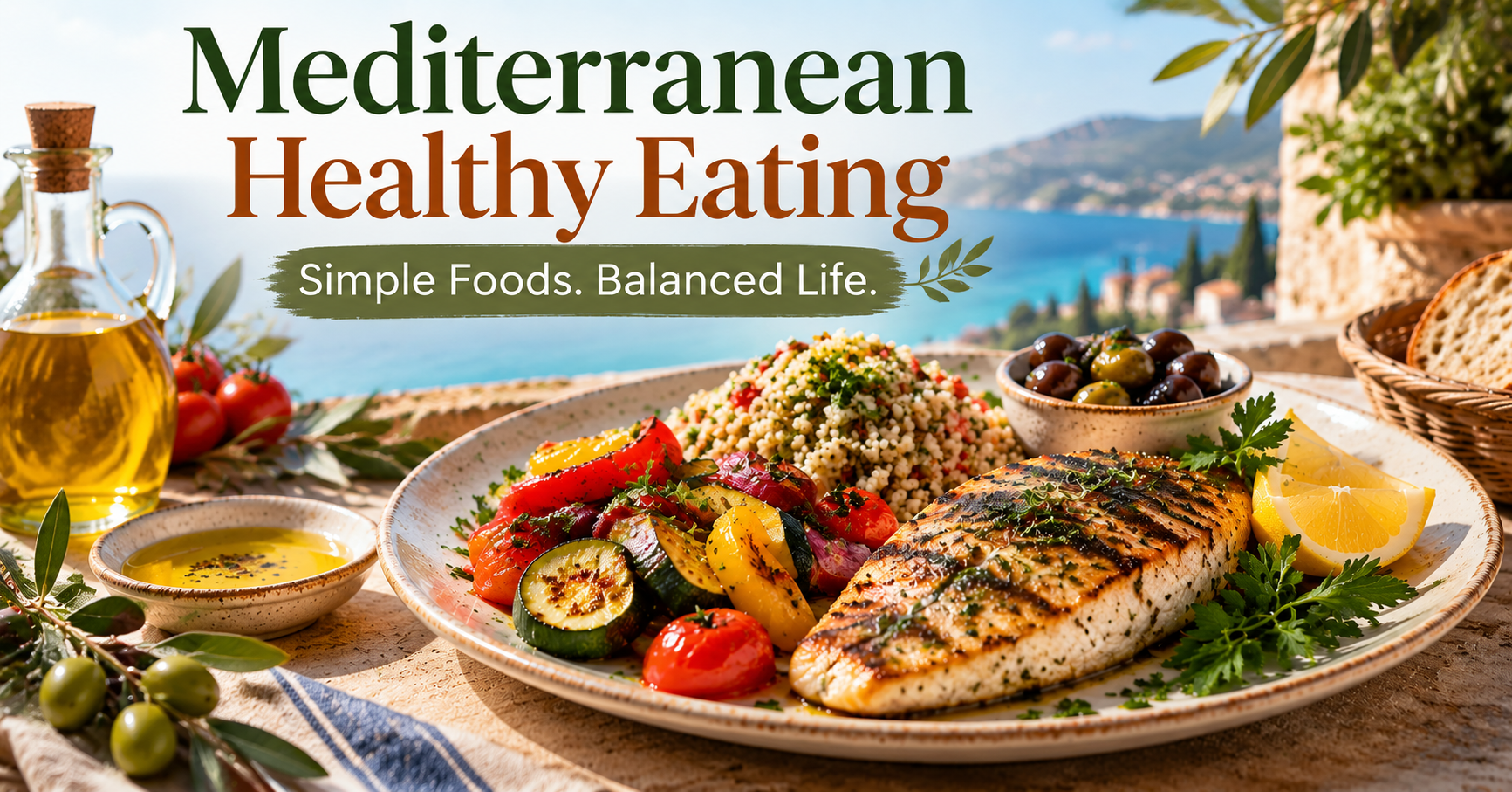 Mediterranean healthy eating